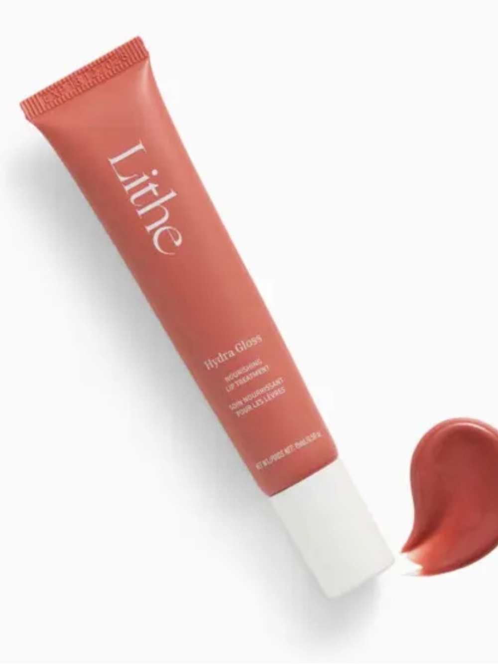 Lithe Beauty Hidra Gloss Melt Pechy Pink Hydrating Lip Gloss Soft Glam New